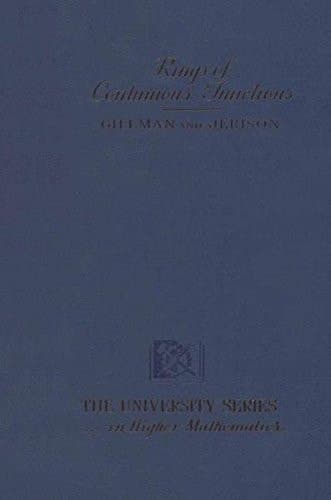 Rings of Continuous Functions