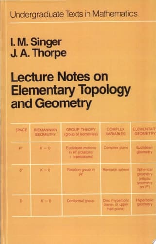 Lecture Notes on Elementary Topology and Geometry