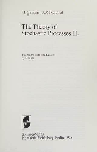 The Theory of Stochastic Processes III (Grundlehren der mathematischen Wissenschaften)