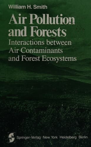 Air Pollution and Forests: Interactions Between Air Contaminants and Forest Ecosystems (Springer Series on Environmental Management)