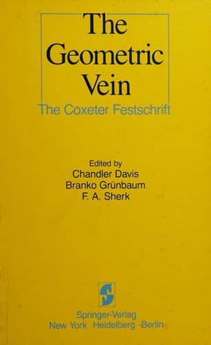 The Geometric Vein: The Coxeter Festschrift