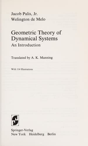 Geometric Theory of Dynamical Systems An Introduction