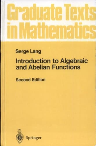 Introduction to Algebraic and Abelian Functions