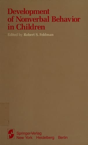 Development of Nonverbal Behavior in Children