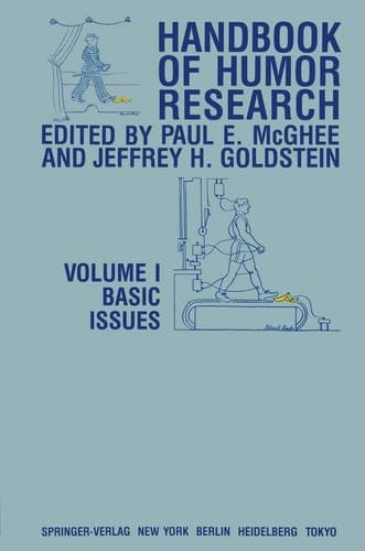 Handbook of Humor Research Volume 1: Basic Issues