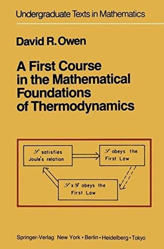 A First Course in the Mathematical Foundations of Thermodynamics (Undergraduate Texts in Mathematics)