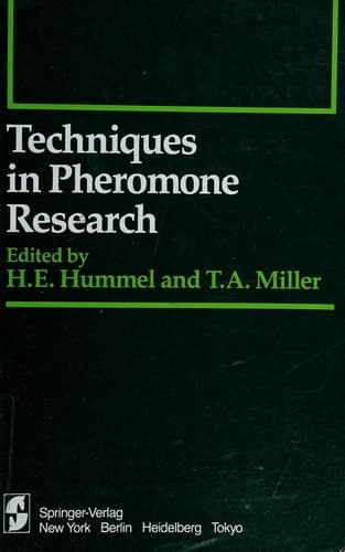 Techniques in Pheromone Research (Springer Series in Experimental Entomology)