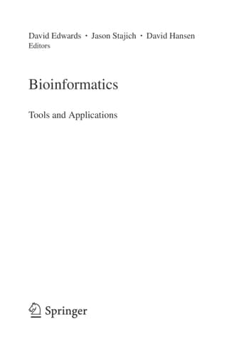 Bioinformatics Tools and Applications
