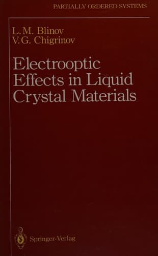 Electrooptic Effects in Liquid Crystal Materials