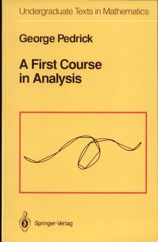 A First Course in Analysis
