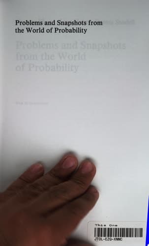 Problems and Snapshots from the World of Probability