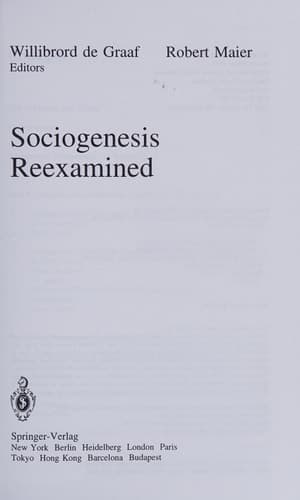 Sociogenesis Reexamined