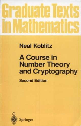 A Course in Number Theory and Cryptography