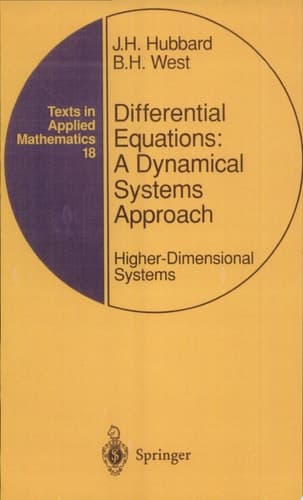 Differential Equations: A Dynamical Systems Approach A Dynamical Systems Approach. Part II: Higher Dimensional Systems