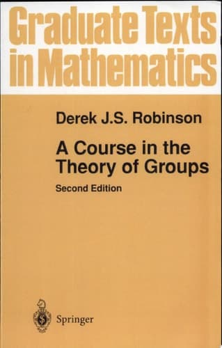 A Course in the Theory of Groups