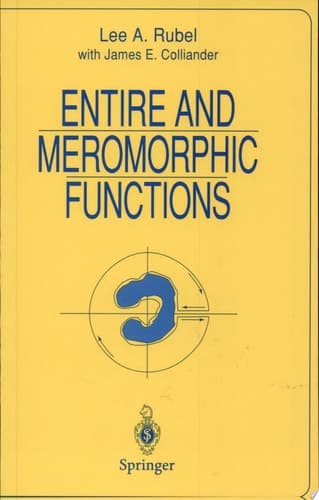 Entire and Meromorphic Functions