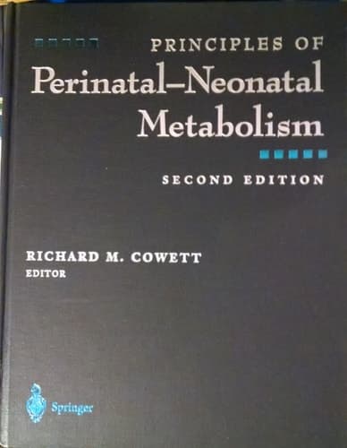 Principles of Perinatal-neonatal Metabolism