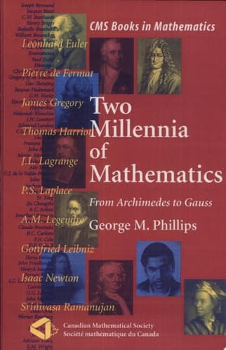 Two Millennia of Mathematics From Archimedes to Gauss