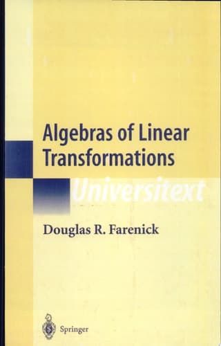 Algebras of Linear Transformations