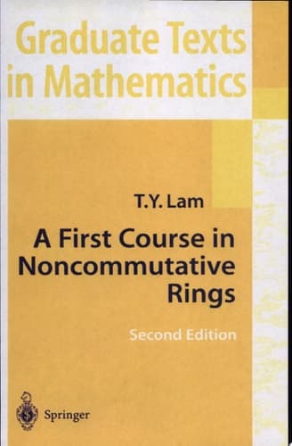 A First Course in Noncommutative Rings