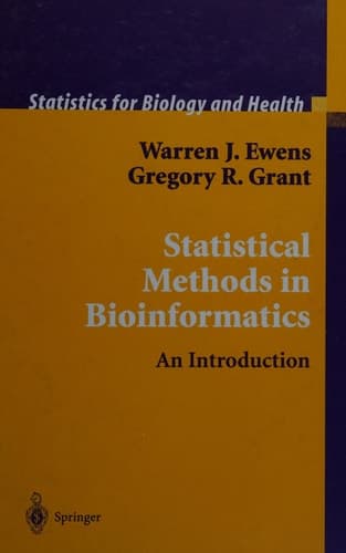 Statistical Methods in Bioinformatics An Introduction