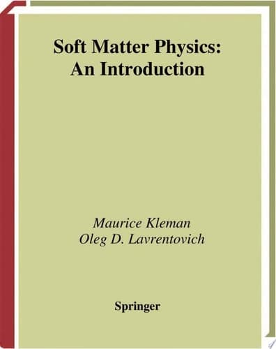 Soft Matter Physics An Introduction