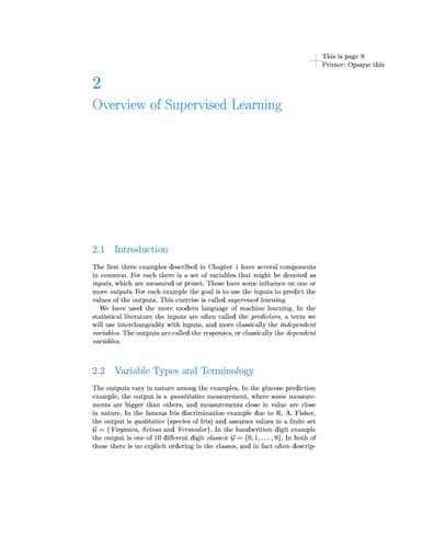 The Elements of Statistical Learning Data Mining, Inference, and Prediction