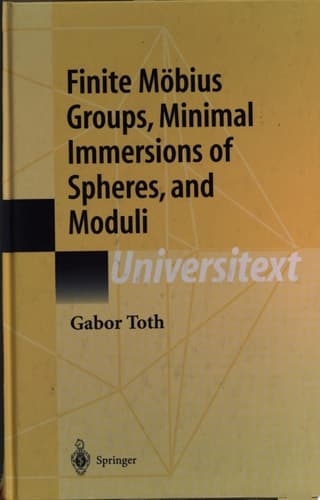 Finite Möbius Groups, Minimal Immersions of Spheres, and Moduli