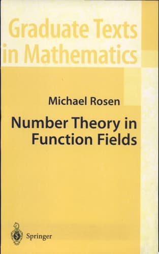 Number Theory in Function Fields