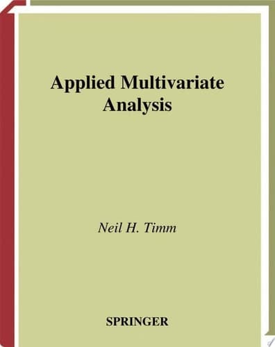 Applied Multivariate Analysis