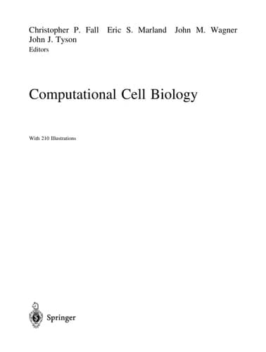 Computational Cell Biology