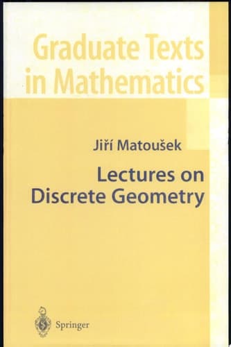 Lectures on Discrete Geometry