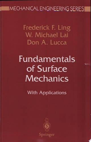 Fundamentals of Surface Mechanics With Applications