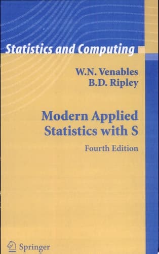 Modern Applied Statistics with S
