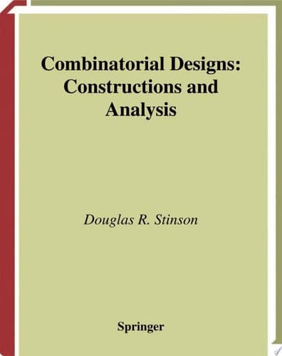 Combinatorial Designs Construction and Analysis