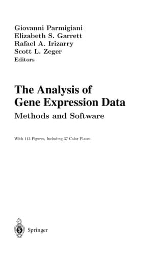 The Analysis of Gene Expression Data Methods and Software