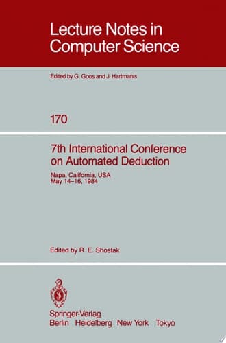 7th International Conference on Automated Deduction Proceedings