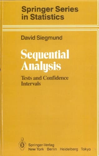 Sequential Analysis Tests and Confidence Intervals