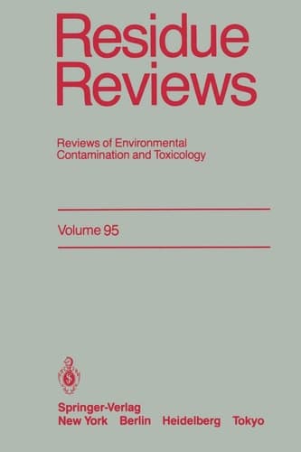 Residue Reviews Reviews of Environmental Contamination and Toxicology