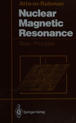 Nuclear Magnetic Resonance: Basic Principles