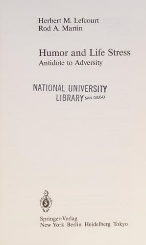Humor and Life Stress: Antidote to Adversity