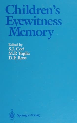 Children’s Eyewitness Memory