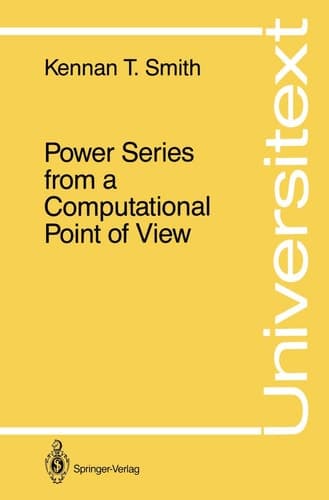 Power Series from a Computational Point of View (Universitext)