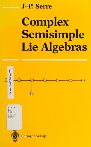 Complex Semisimple Lie Algebras