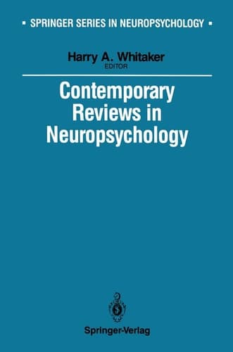 Contemporary Reviews in Neuropsychology (Springer Series in Neuropsychology)