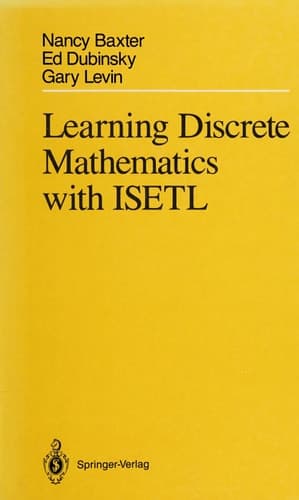 Learning Discrete Mathematics with ISETL