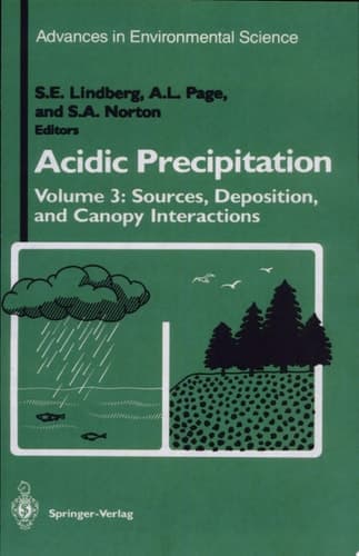 Acidic Precipitation Sources, Deposition, and Canopy Interactions
