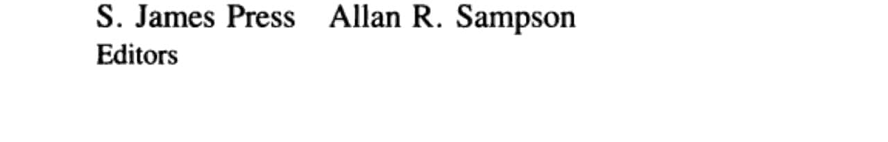 Contributions to Probability and Statistics Essays in Honor of Ingram Olkin