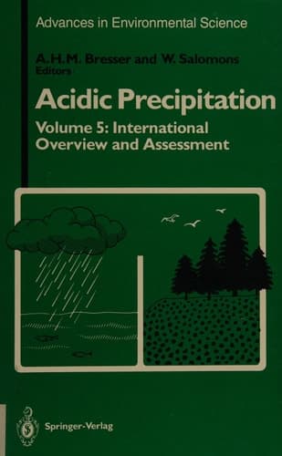 Acidic Precipitation International Overview and Assessment