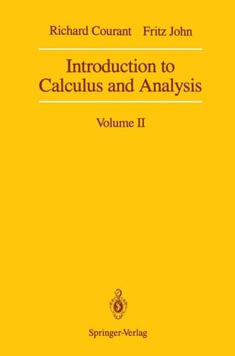 Introduction to Calculus and Analysis, Vol. 2 (Classics in Mathematics)